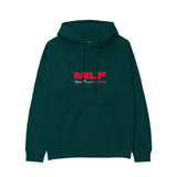 MILF / Man I Love Fitness Hoodie Koyu Yeşil Ön