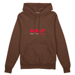 MILF / Man I Love Fitness Oversize Hoodie Kahverengi Ön