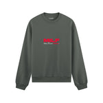 MILF / Man I Love Fitness Oversize Sweatshirt Antrasit Ön