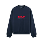 MILF / Man I Love Fitness Oversize Sweatshirt Lacivert Ön