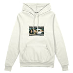 Make America Great Again Oversize Hoodie Beyaz Ön