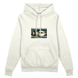 Make America Great Again Oversize Hoodie Beyaz Ön