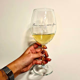 More Wine More Fine / Written Paşabahçe Wine Glass