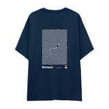 Circuit de Monaco Artwork Oversize Tişört