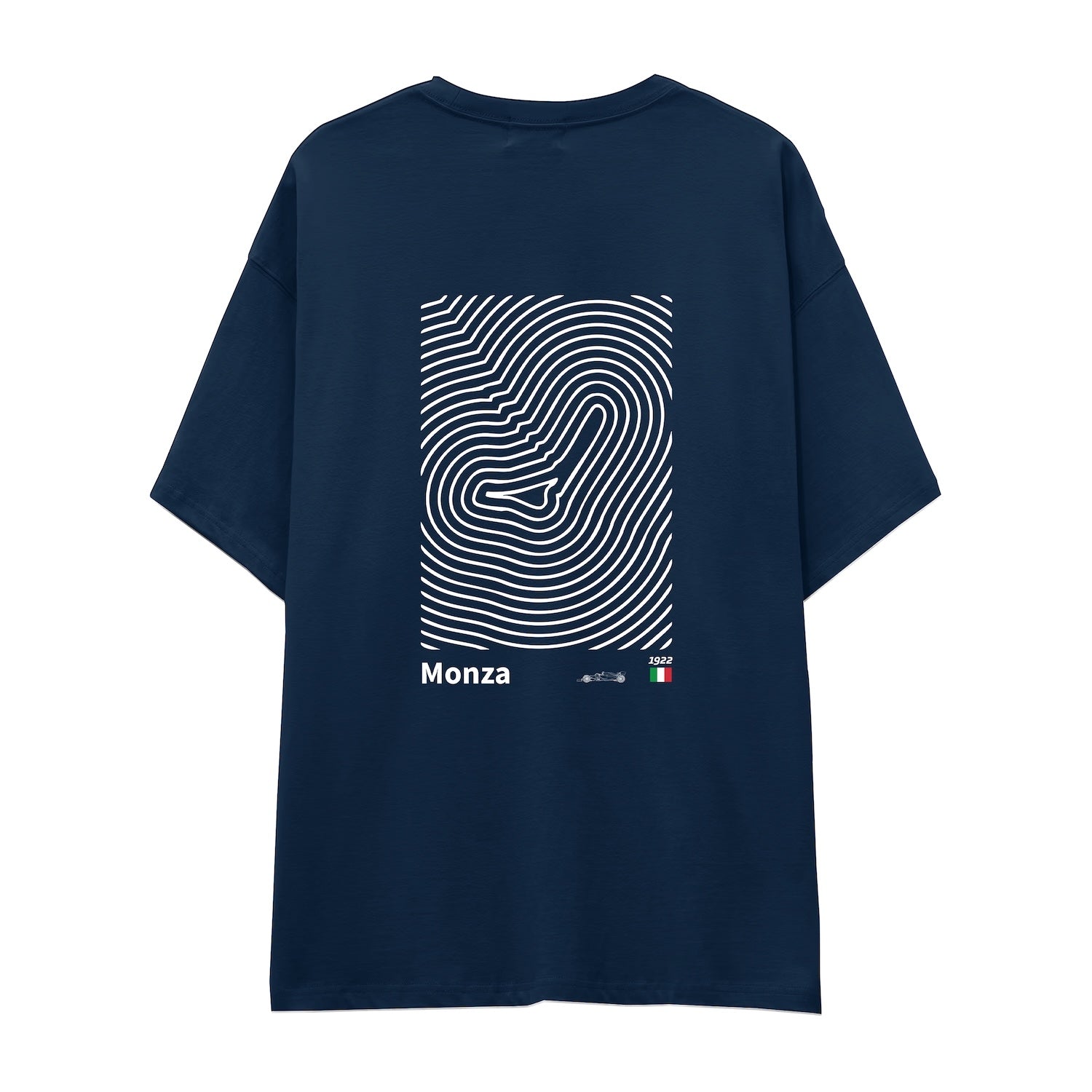 Monza Circuit Artwork Oversize Tişört