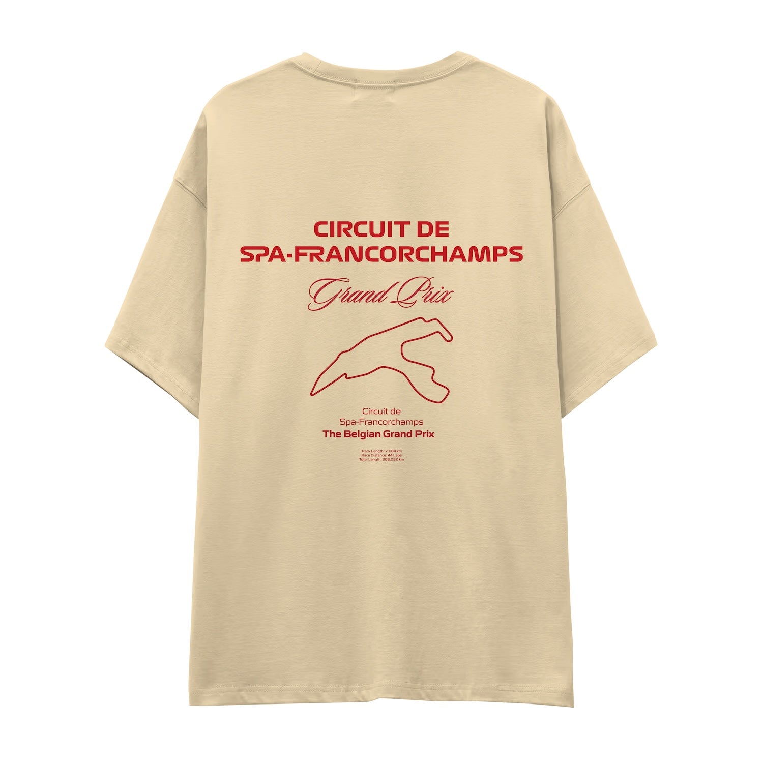 Spa-Francorchamps Grand Prix Oversize Tişört