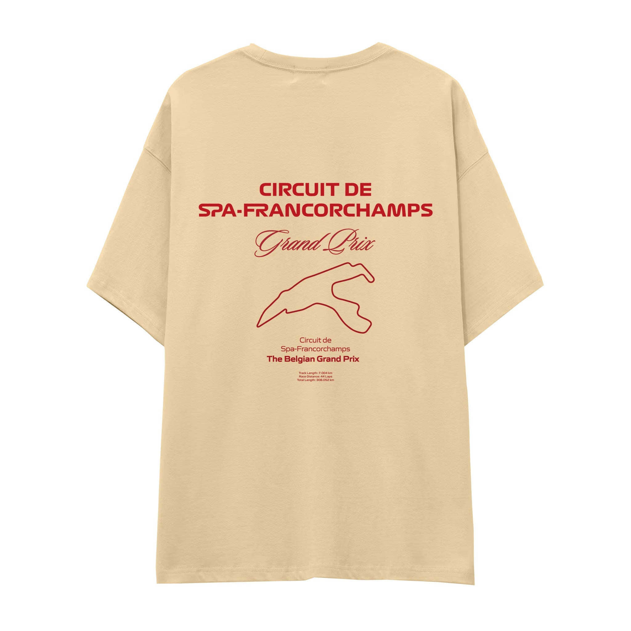 Spa-Francorchamps Grand Prix Oversize Tişört