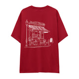 Café de Paris Oversize Oversize Tişört