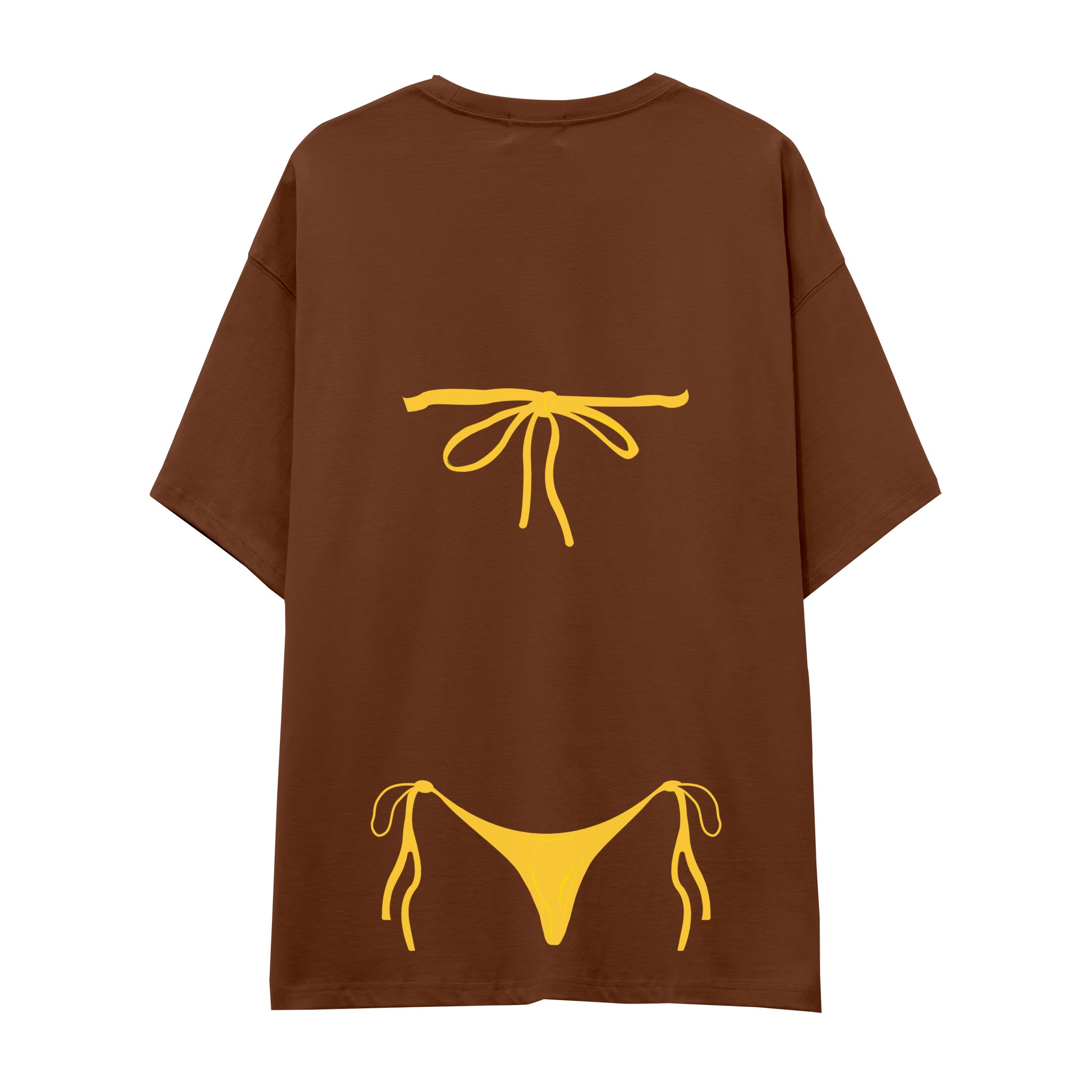 Yellow Bikini Oversize Tişört