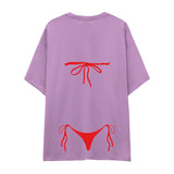 Red Bikini Oversize Tişört