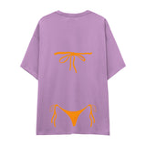 Orange Bikini Oversize Tişört