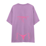 Pink Bikini Oversize Tişört
