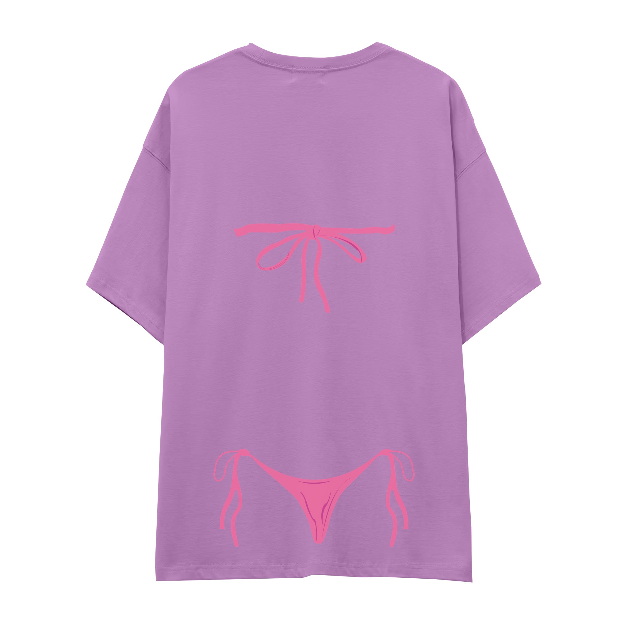 Pink Bikini Oversize Tişört