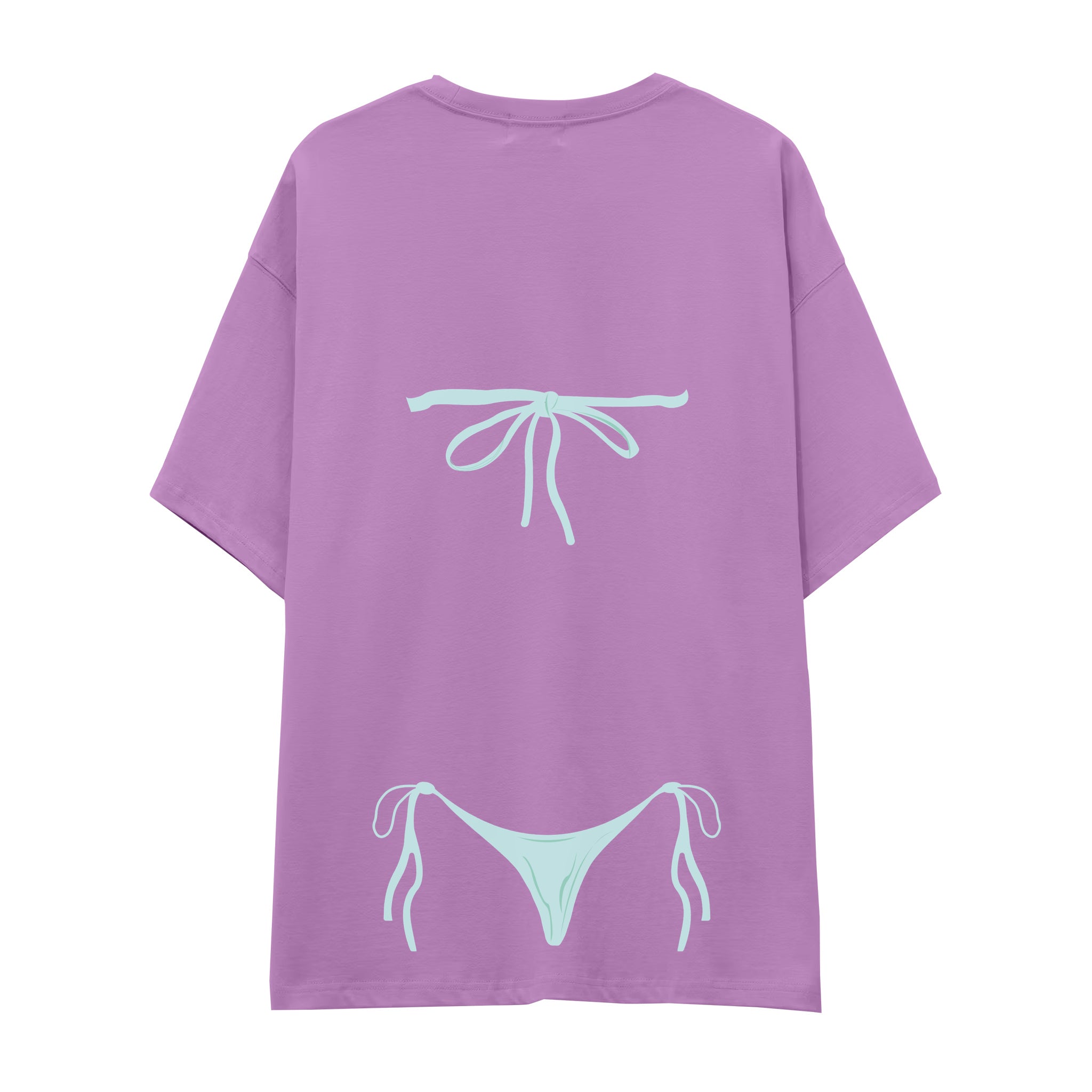Blue Bikini Oversize Tişört