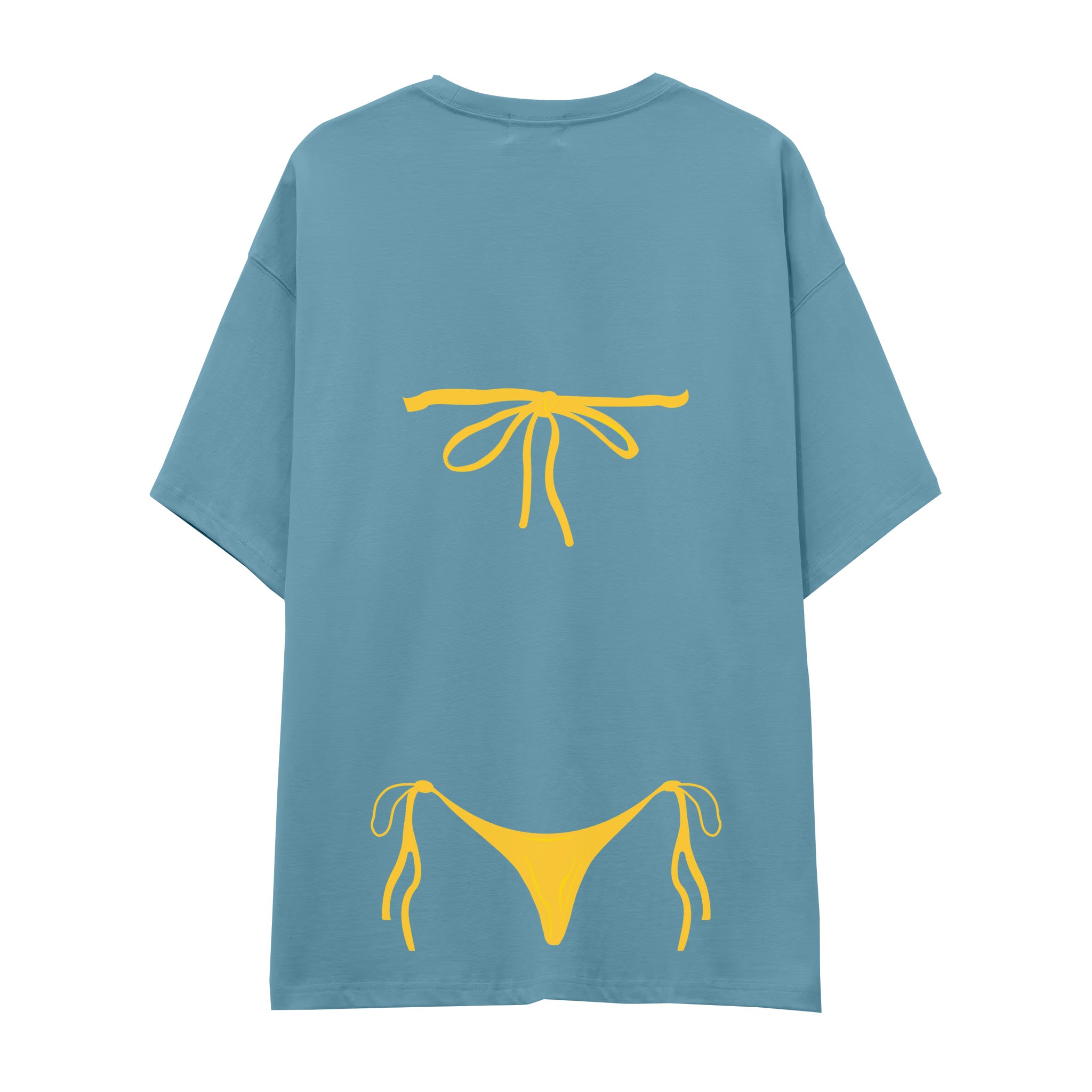 Yellow Bikini Oversize Tişört