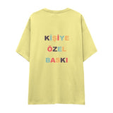 Kişiye Özel Baskılı Oversize Tişört