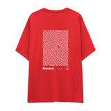 Circuit de Monaco Artwork Oversize Tişört