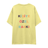 Kişiye Özel Baskılı Oversize Tişört