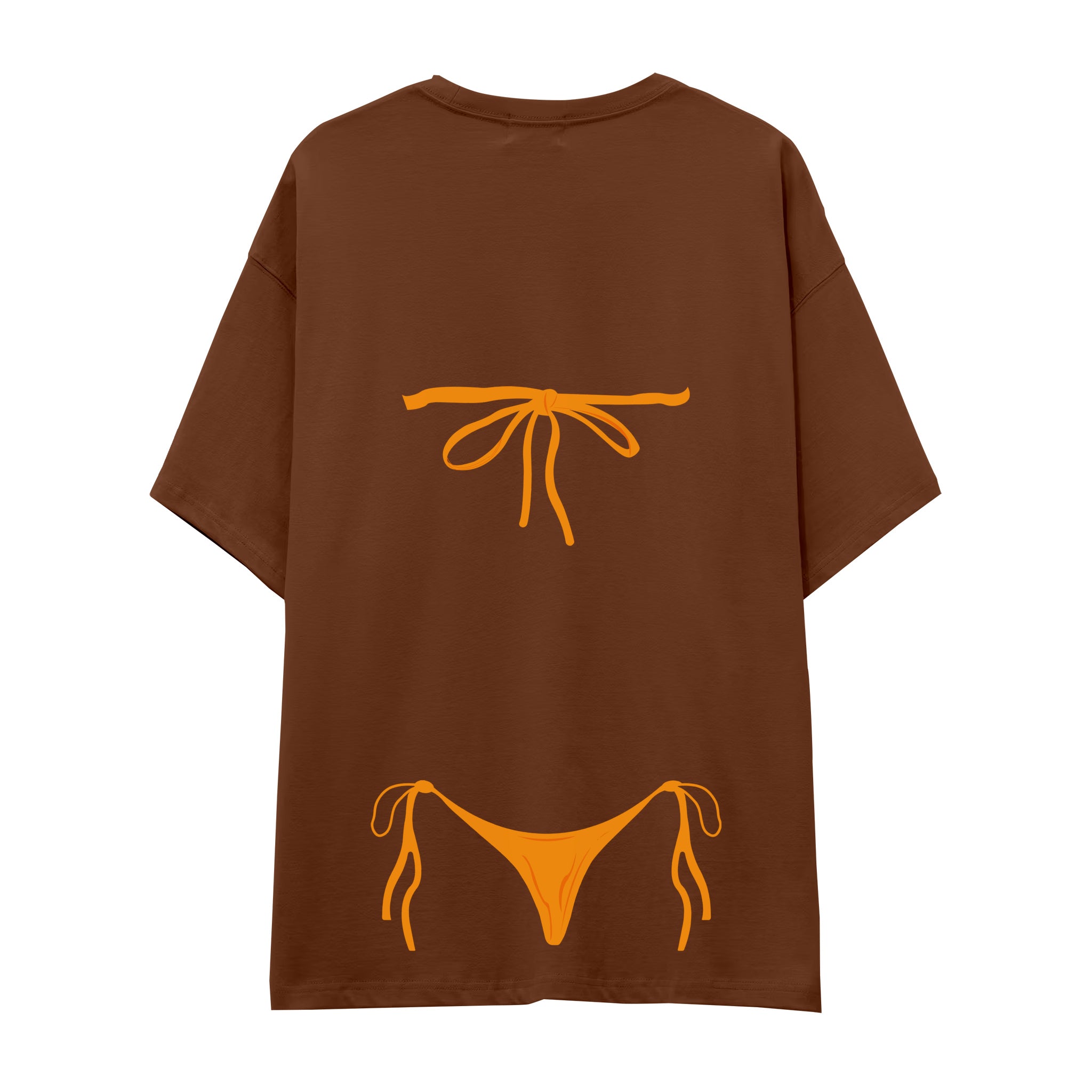Orange Bikini Oversize Tişört