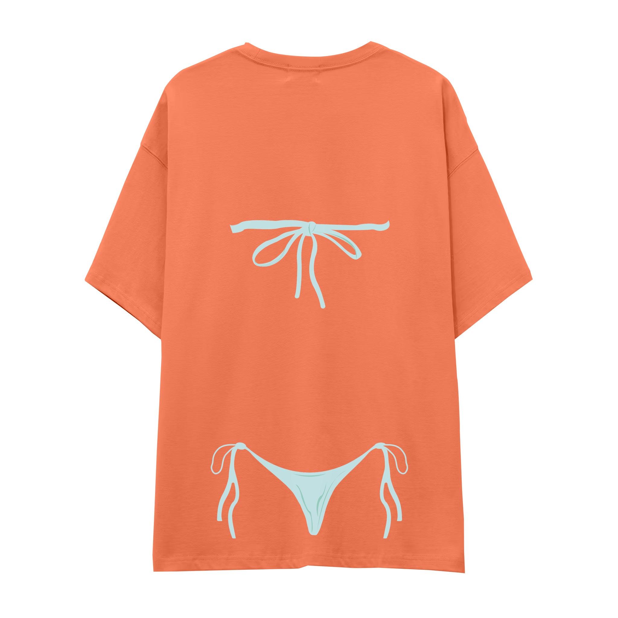 Blue Bikini Oversize Tişört