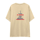 Saint Tropez Sailing Club Oversize Tişört