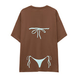 Blue Bikini Oversize Tişört
