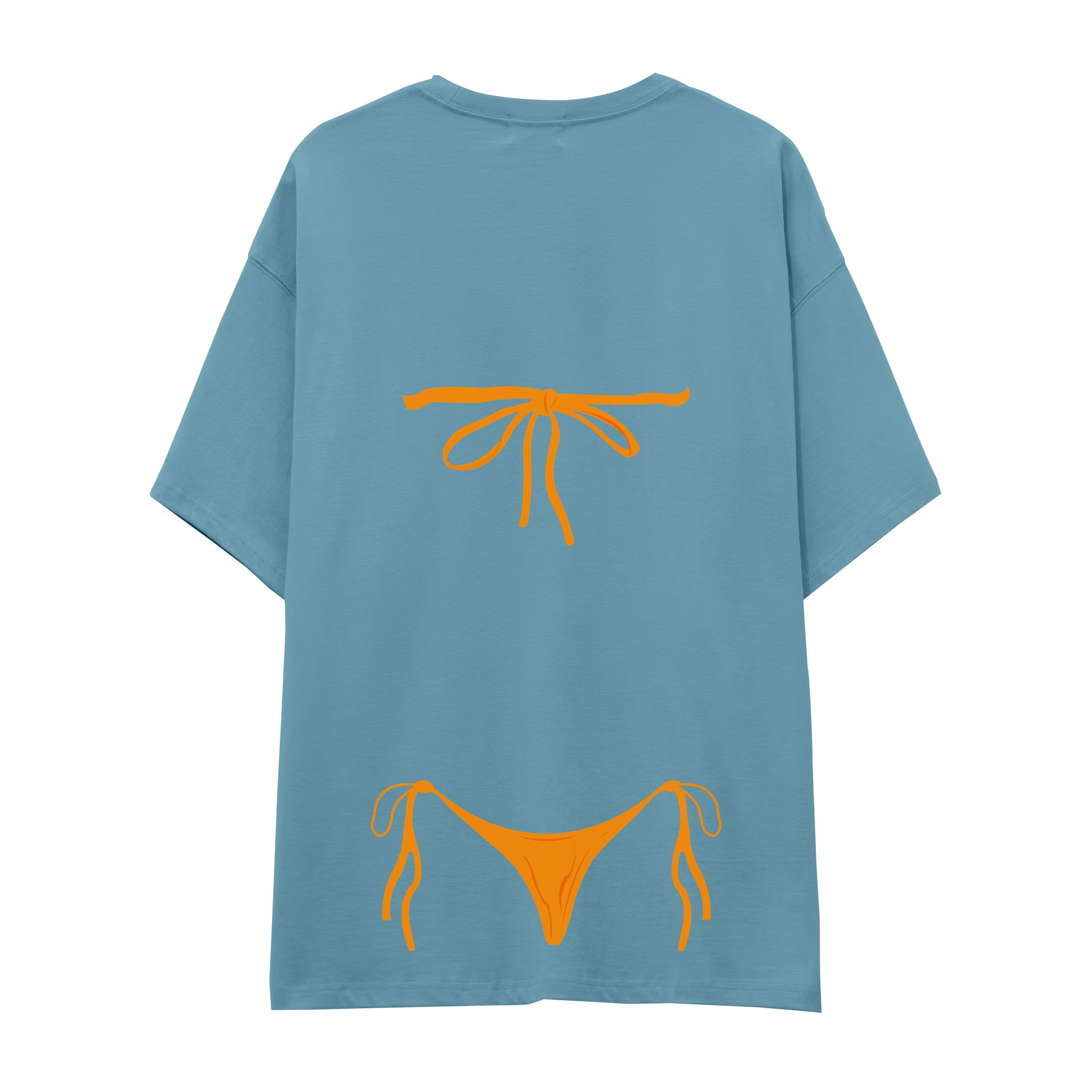 Orange Bikini Oversize Tişört
