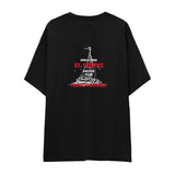 Saint Tropez Sailing Club Oversize Tişört