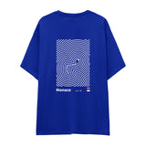 Circuit de Monaco Artwork Oversize Tişört