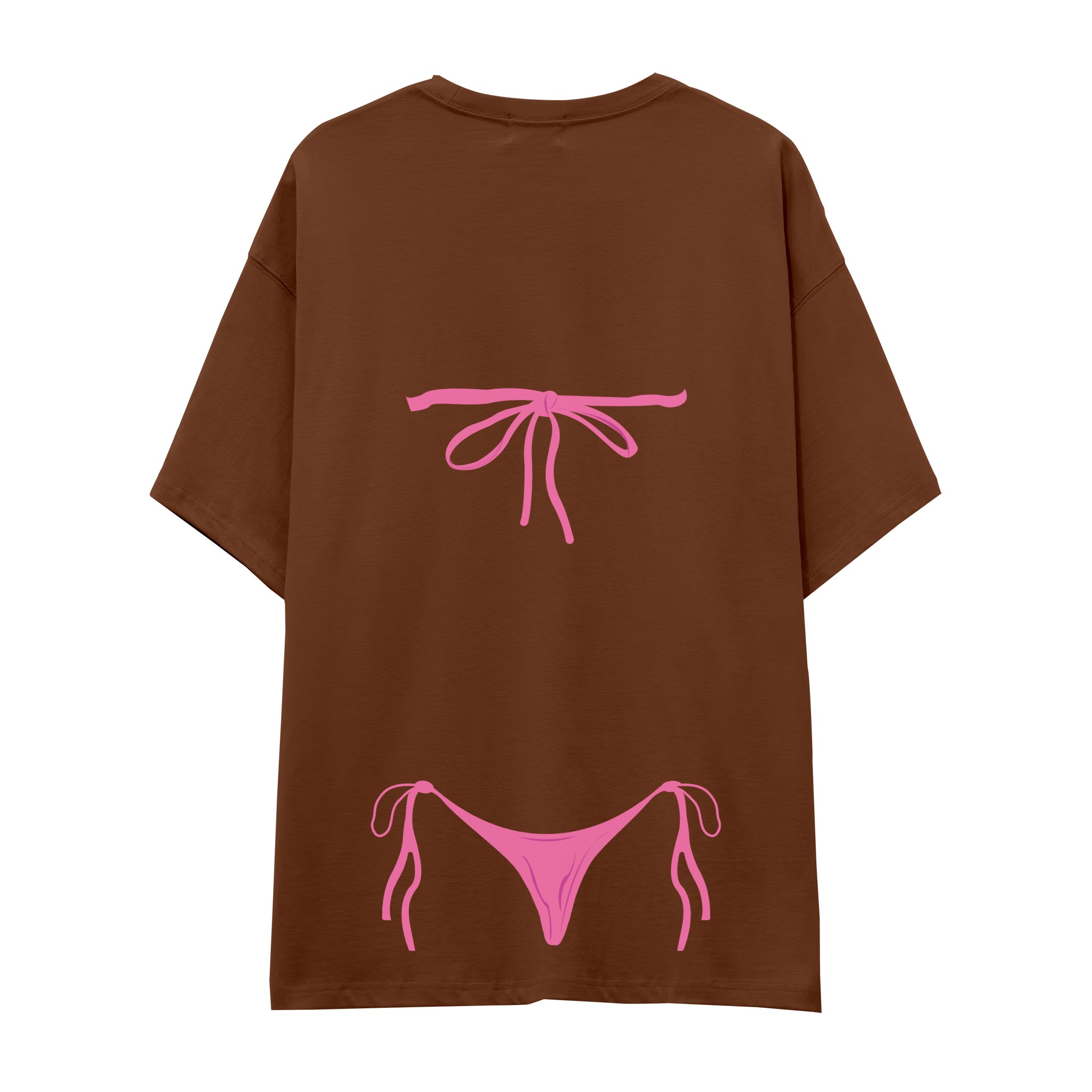 Pink Bikini Oversize Tişört