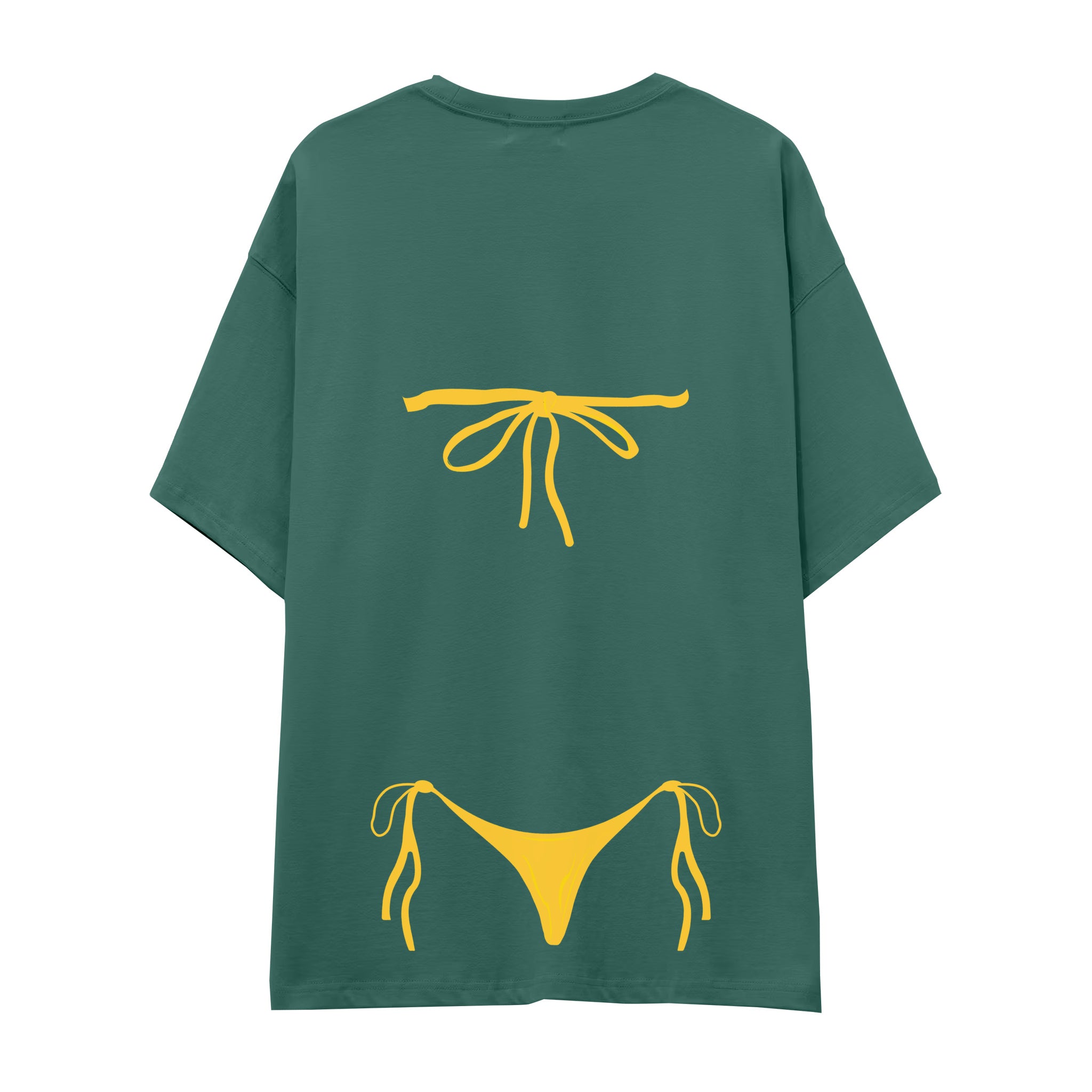 Yellow Bikini Oversize Tişört