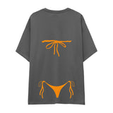 Orange Bikini Oversize Tişört