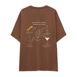 James Bond's Martini Oversize Tişört