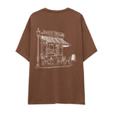Café de Paris Oversize Oversize Tişört