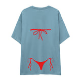 Red Bikini Oversize Tişört