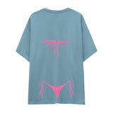 Pink Bikini Oversize Tişört