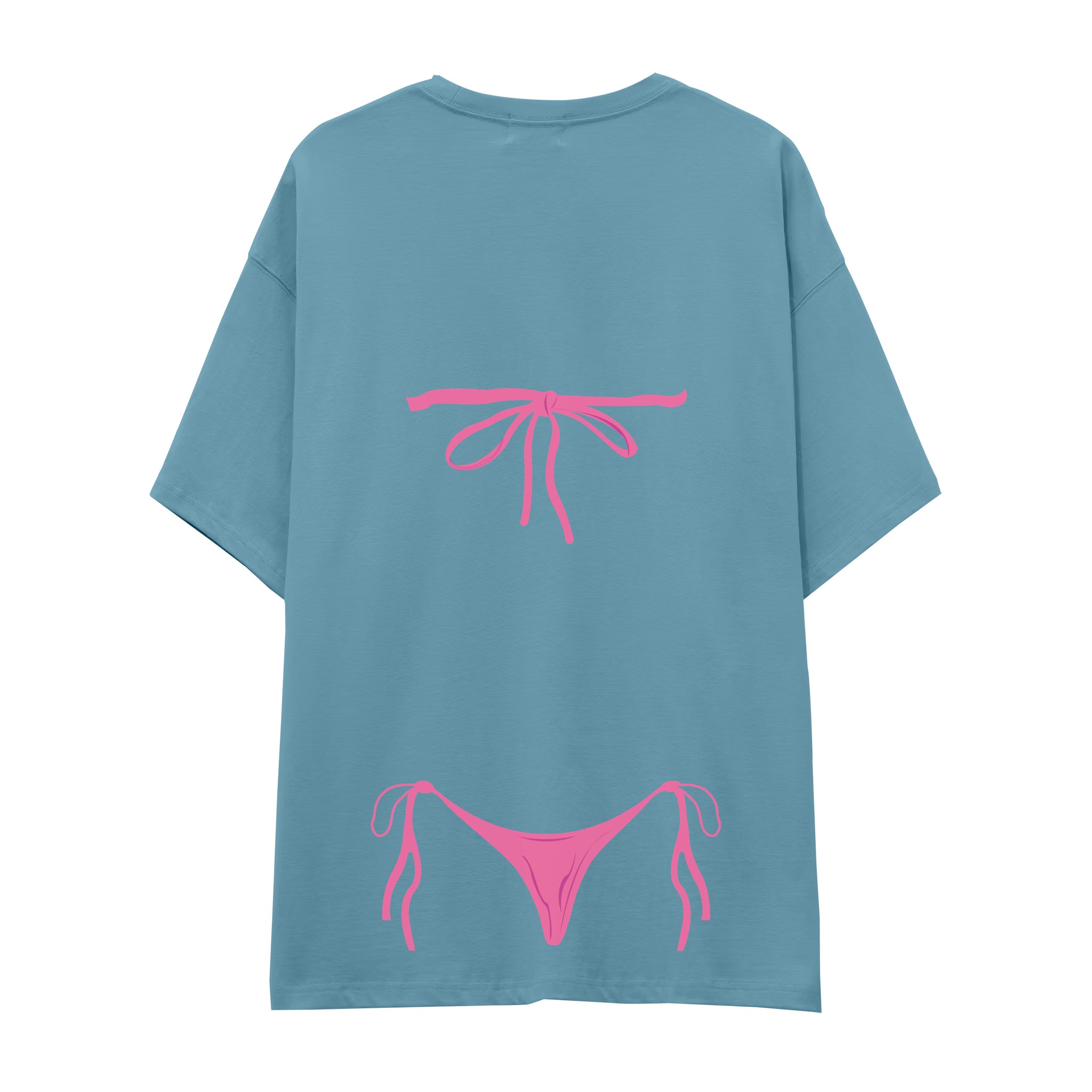 Pink Bikini Oversize Tişört