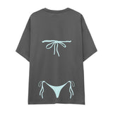 Blue Bikini Oversize Tişört