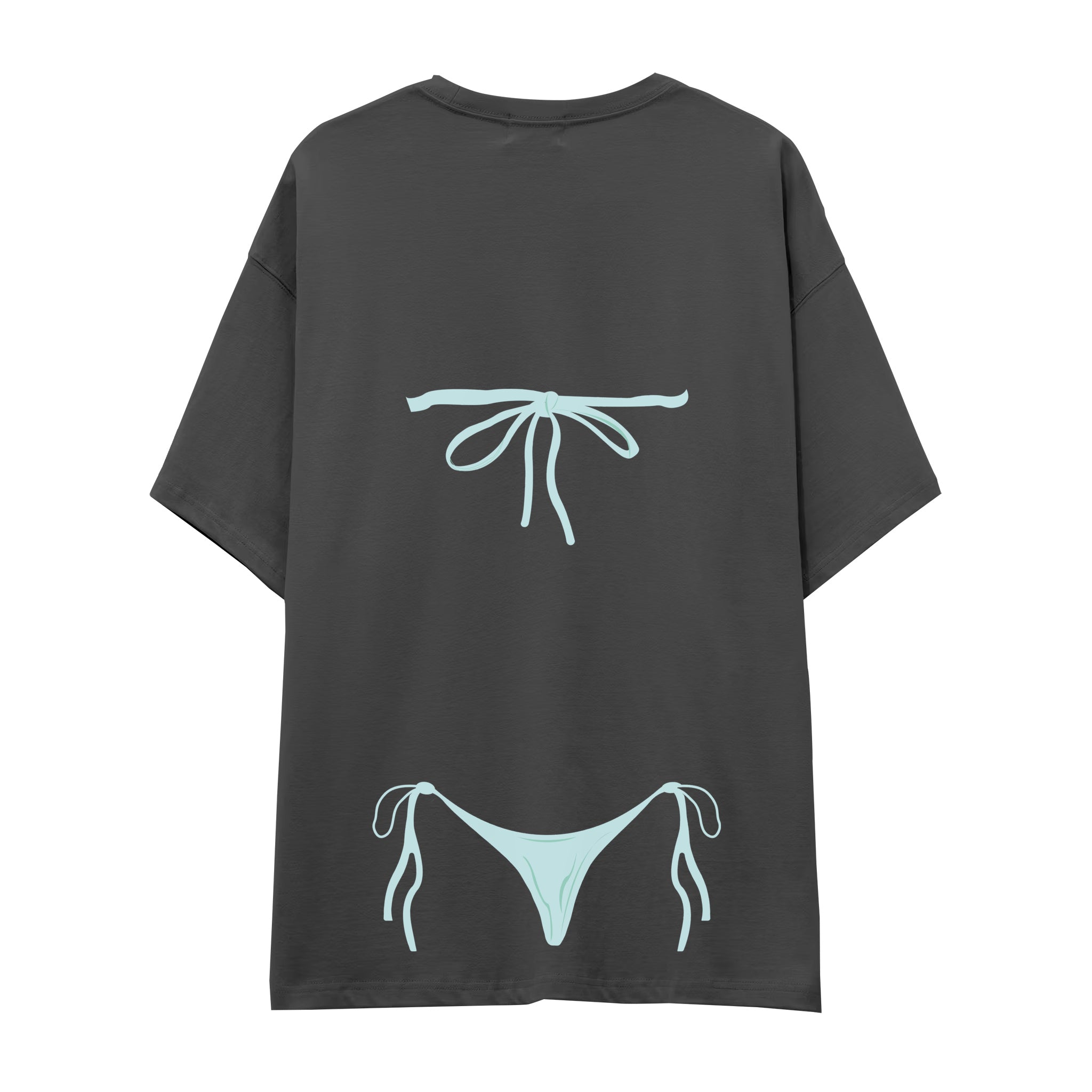 Blue Bikini Oversize Tişört