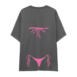 Pink Bikini Oversize Tişört