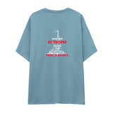 Saint Tropez Sailing Club Oversize Tişört