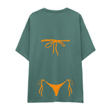 Orange Bikini Oversize Tişört