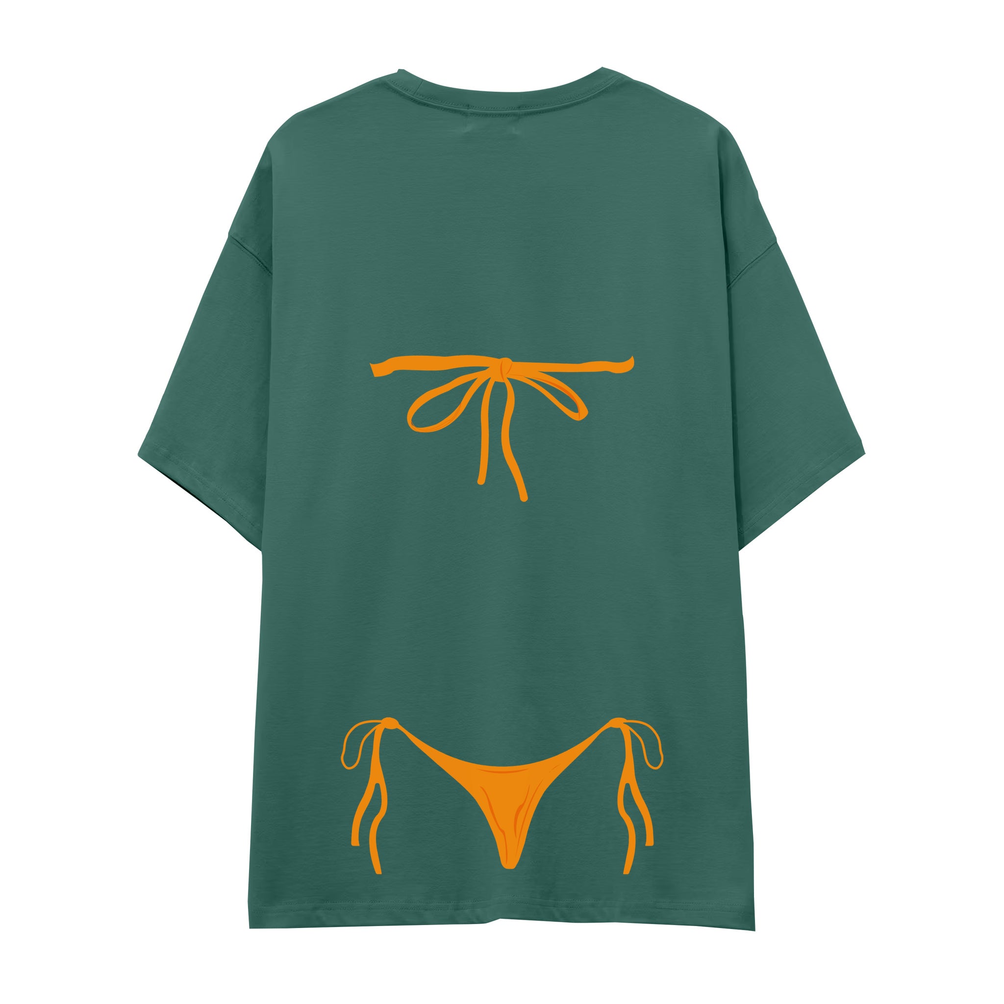 Orange Bikini Oversize Tişört