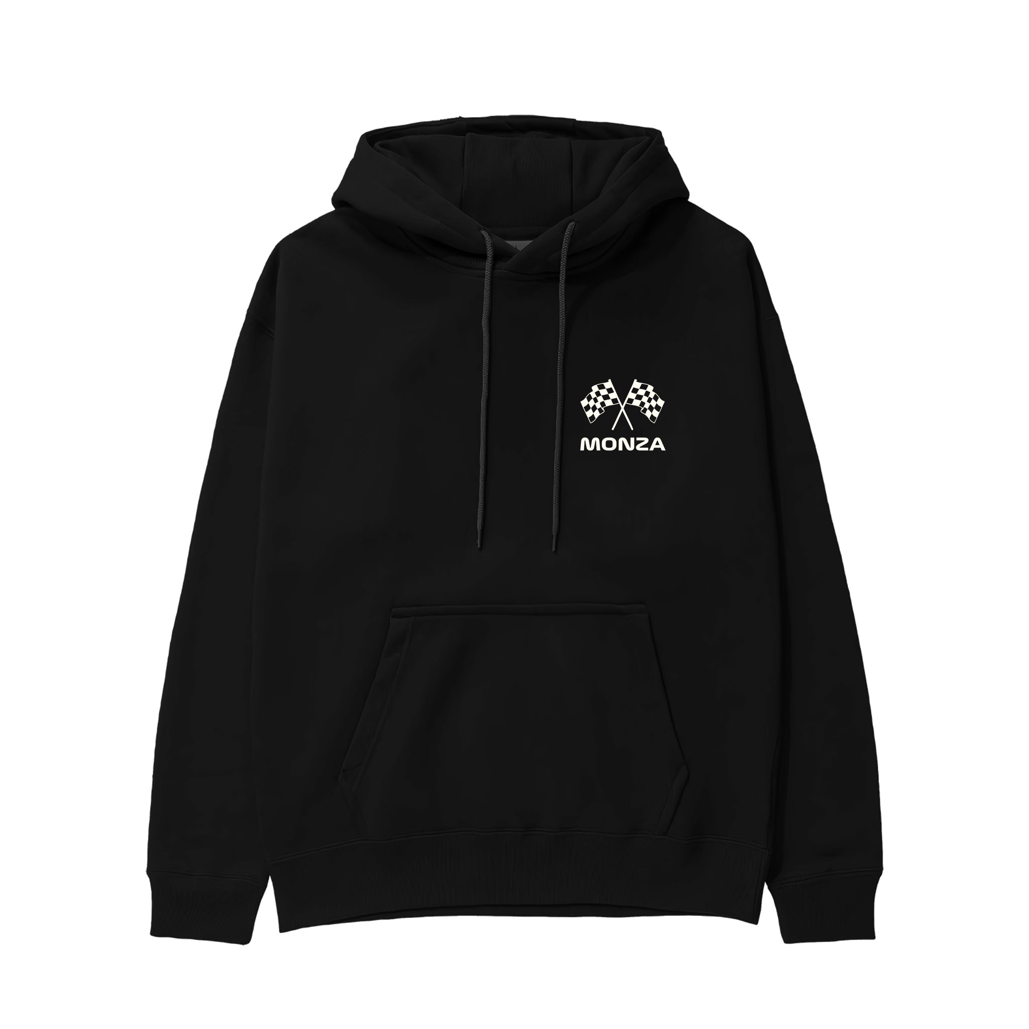 Monza Grand Prix Hoodie Siyah Ön