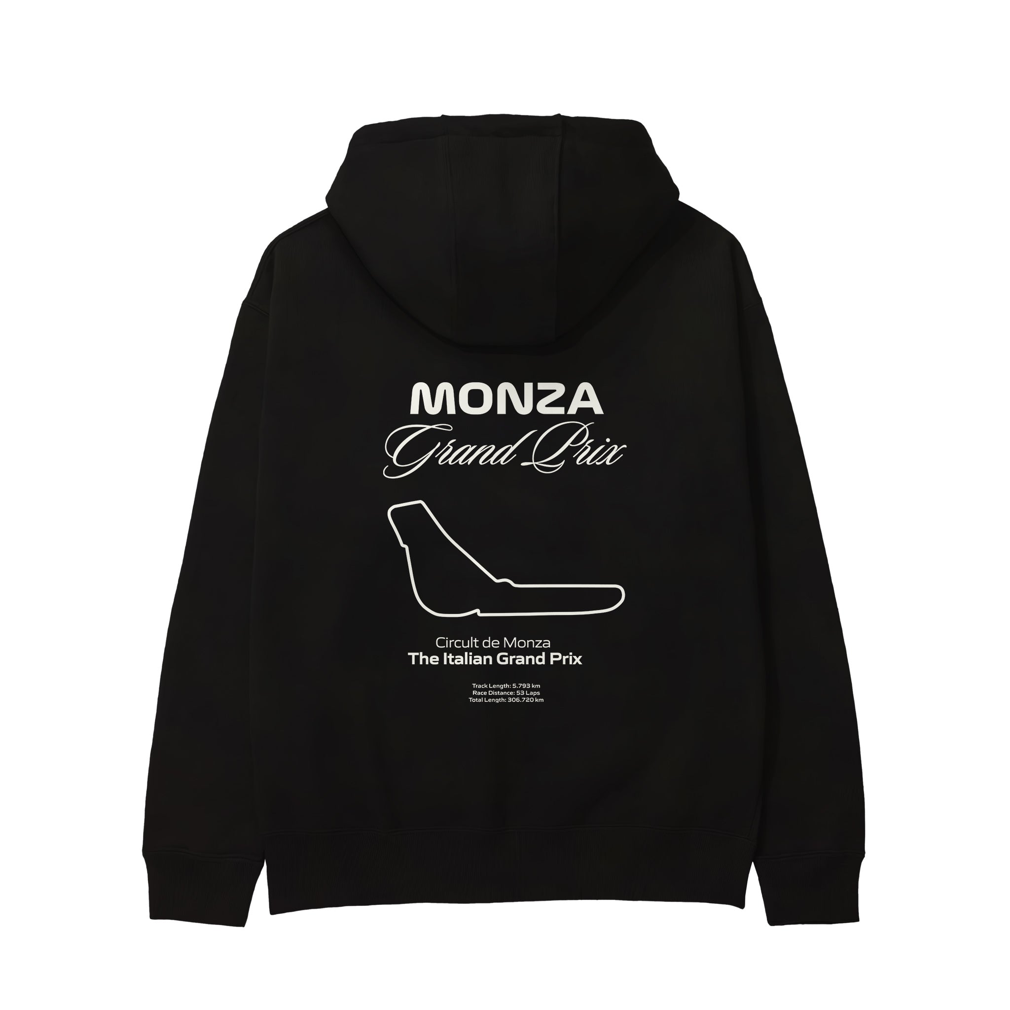 Monza Grand Prix Hoodie Siyah Arka