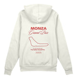 Monza Grand Prix Oversize Hoodie Beyaz Arka