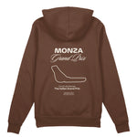 Monza Grand Prix Oversize Hoodie Kahverengi Arka