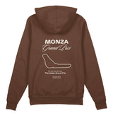 Monza Grand Prix Oversize Hoodie Kahverengi Arka