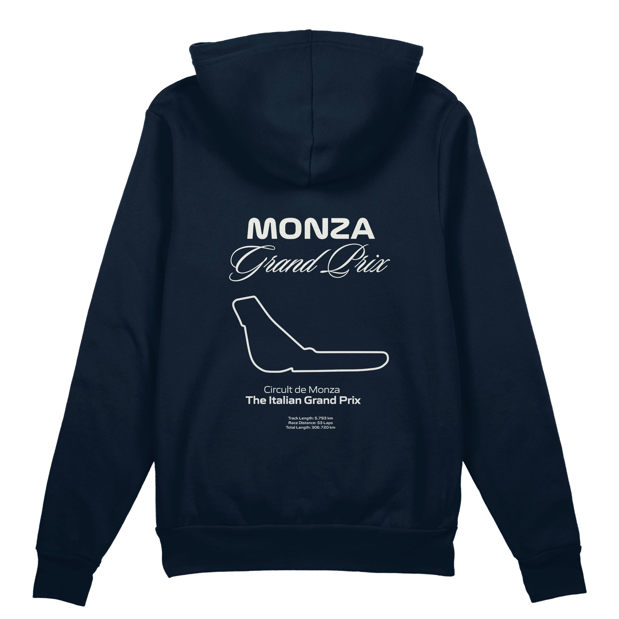 Monza Grand Prix Oversize Hoodie Lacivert Arka