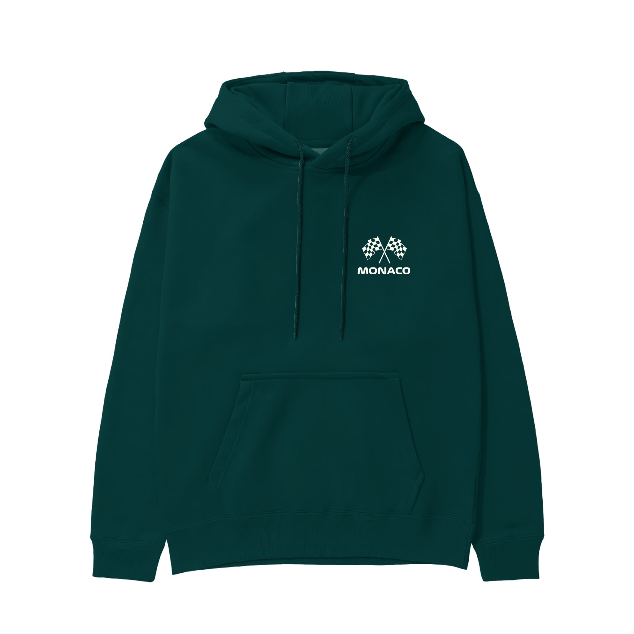Monaco Grand Prix Hoodie Koyu Yeşil Ön